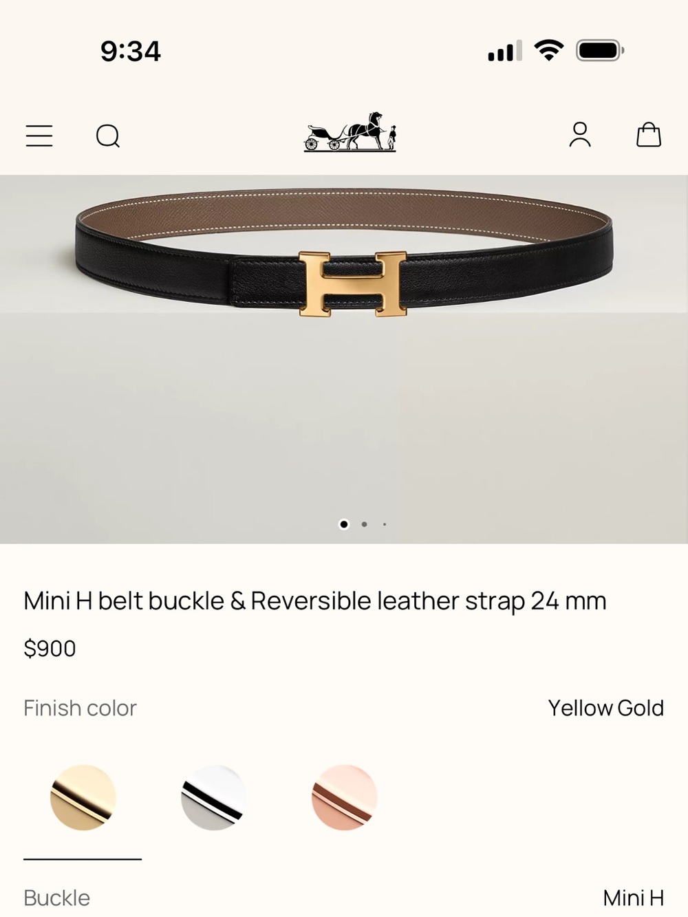 Women Reversible leather belts color Etoupe/ Black
Size 24 -85 - Picture 7 of 7